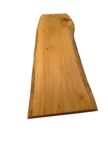 Deska z jawora | Deska z drewna jaworowego – unikatowa, olejowana, okorowana, naturalna, idealna do kuchni i serwowania