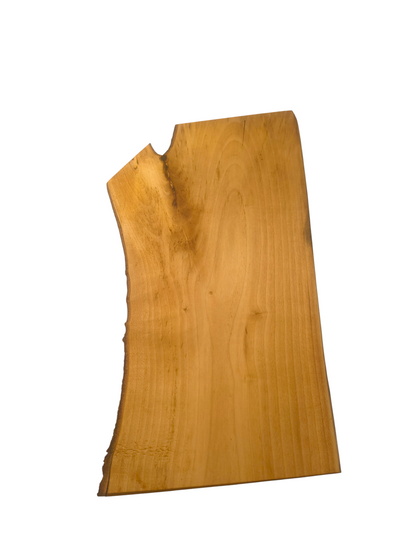 Deska z jawora | Deska z drewna jaworowego – unikatowa, olejowana, okorowana, naturalna, idealna do kuchni i serwowania