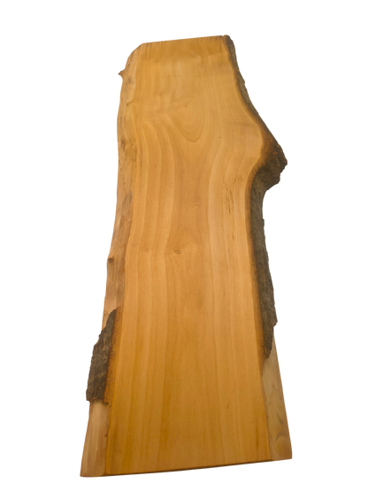 Deska z jawora | Deska z drewna jaworowego – unikatowa, olejowana, okorowana, naturalna, idealna do kuchni i serwowania