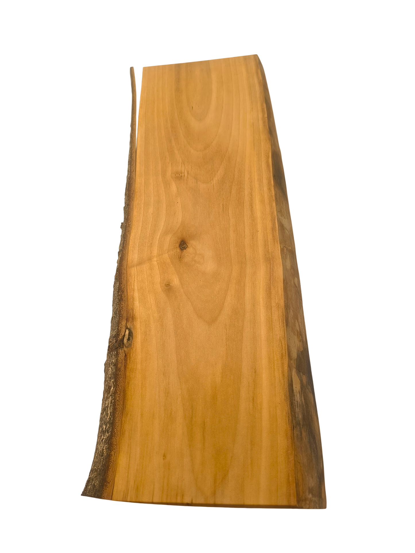 Deska z jawora | Deska z drewna jaworowego – unikatowa, olejowana, okorowana, naturalna, idealna do kuchni i serwowania