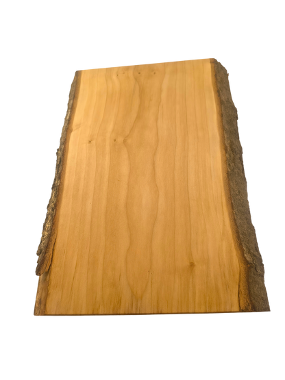 Deska z jawora | Deska z drewna jaworowego – unikatowa, olejowana, okorowana, naturalna, idealna do kuchni i serwowania