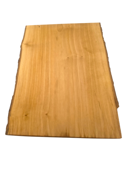 Deska z jawora | Deska z drewna jaworowego – unikatowa, olejowana, okorowana, naturalna, idealna do kuchni i serwowania
