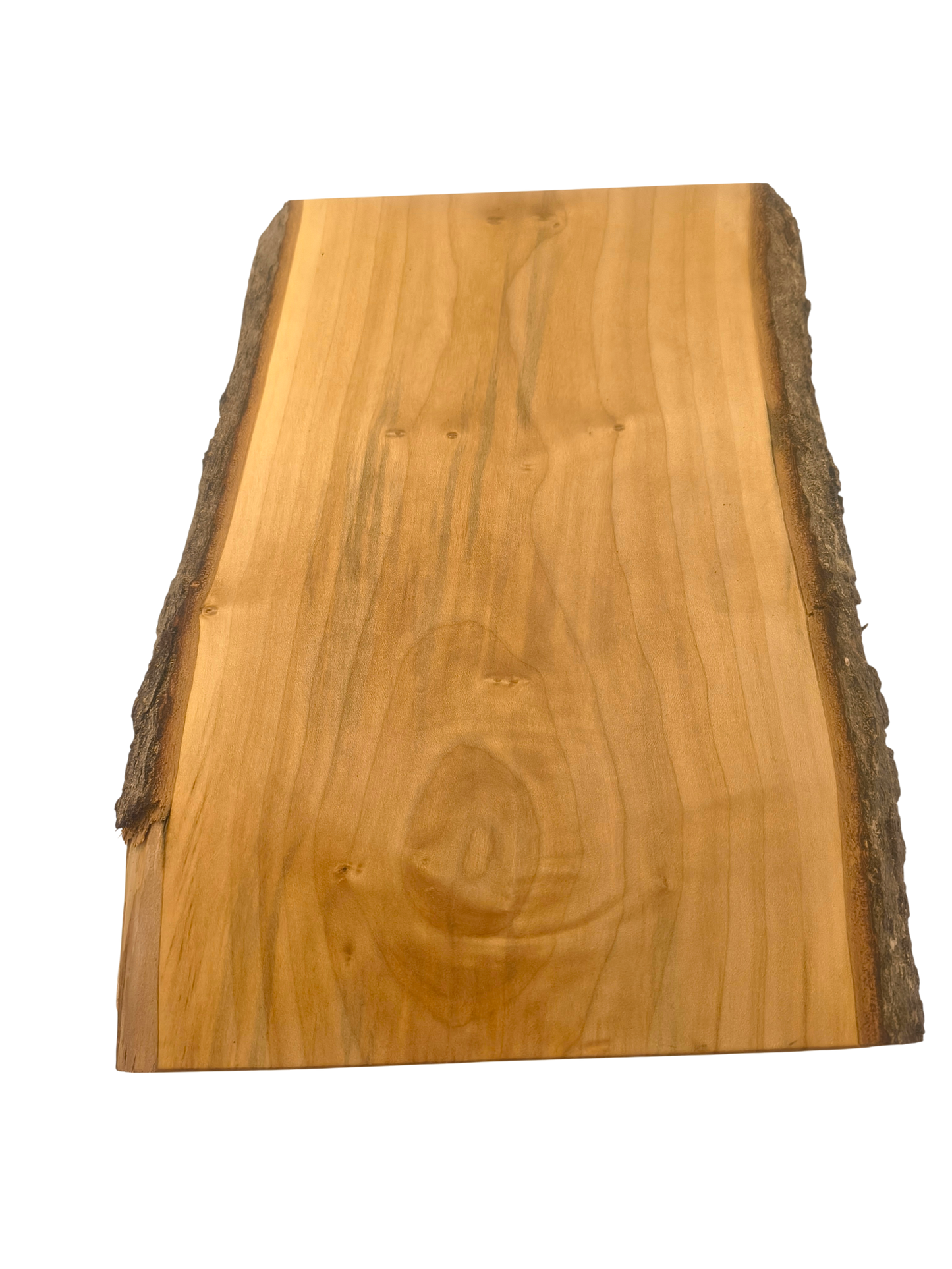 Deska z jawora | Deska z drewna jaworowego – unikatowa, olejowana, okorowana, naturalna, idealna do kuchni i serwowania