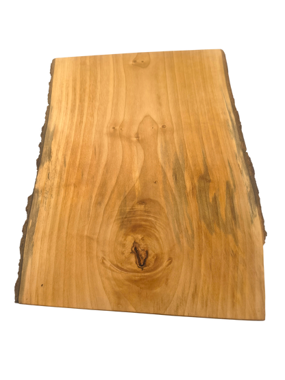 Deska z jawora | Deska z drewna jaworowego – unikatowa, olejowana, okorowana, naturalna, idealna do kuchni i serwowania