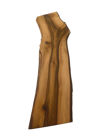 Deska z orzecha | Deska z drewna orzecha włoskiego – unikatowa, olejowana, okorowana, naturalna, idealna do kuchni i serwowania