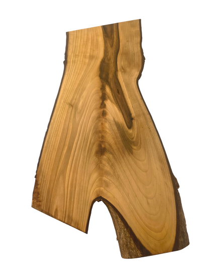 Deska z orzecha | Deska z drewna orzecha włoskiego – unikatowa, olejowana, okorowana, naturalna, idealna do kuchni i serwowania