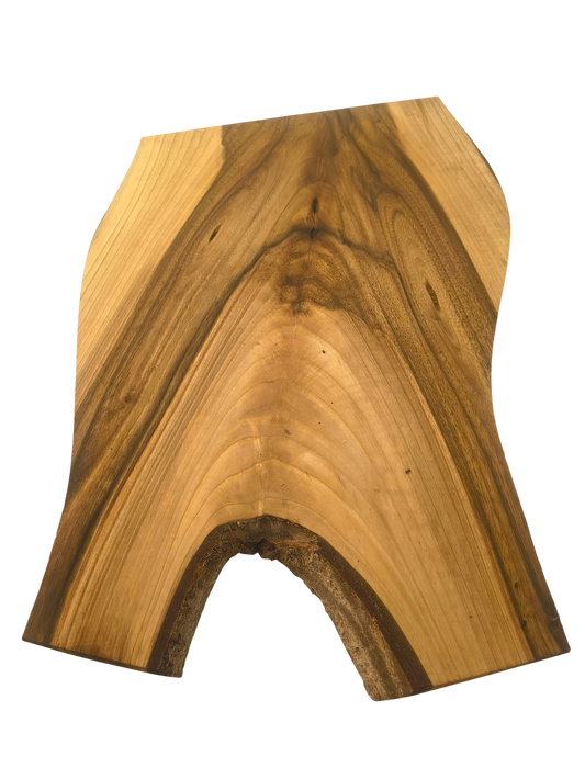 Deska z orzecha | Deska z drewna orzecha włoskiego – unikatowa, olejowana, okorowana, naturalna, idealna do kuchni i serwowania