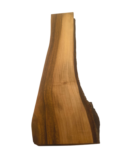 Deska z orzecha | Deska z drewna orzecha włoskiego – unikatowa, olejowana, okorowana, naturalna, idealna do kuchni i serwowania