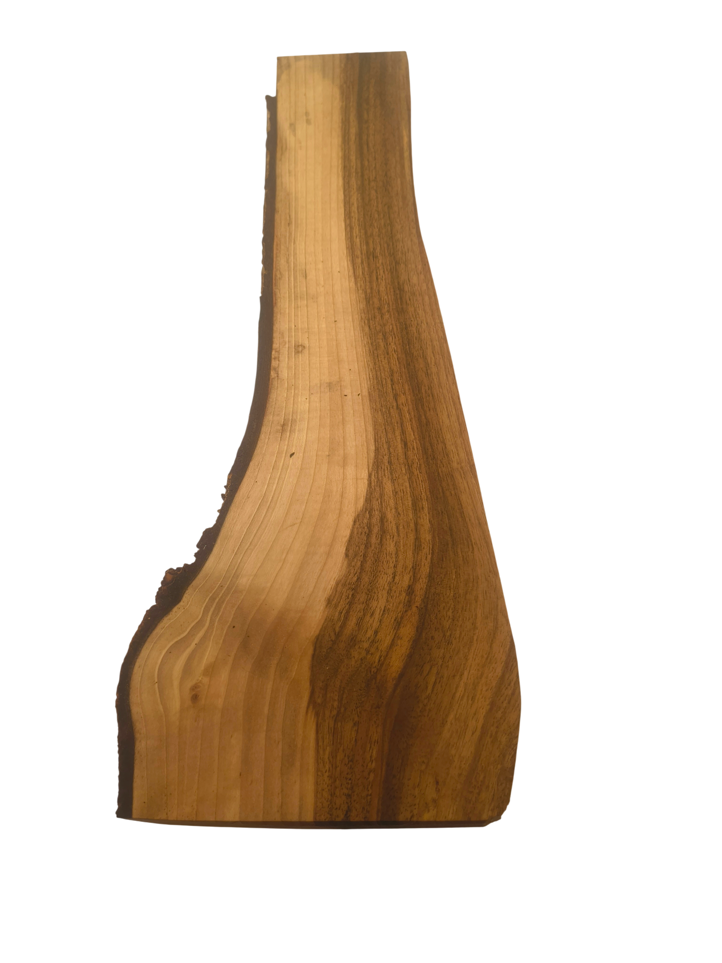 Deska z orzecha | Deska z drewna orzecha włoskiego – unikatowa, olejowana, okorowana, naturalna, idealna do kuchni i serwowania