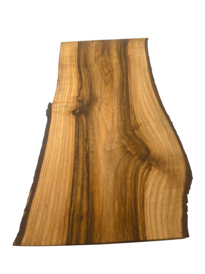 Deska z orzecha | Deska z drewna orzecha włoskiego – unikatowa, olejowana, okorowana, naturalna, idealna do kuchni i serwowania