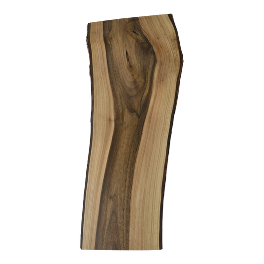 Deska z drewna orzecha włoskiego – unikatowa, olejowana, okorowana