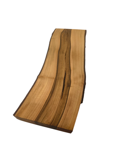 Deska z orzecha | Deska z drewna orzecha włoskiego – unikatowa, olejowana, okorowana, naturalna, idealna do kuchni i serwowania